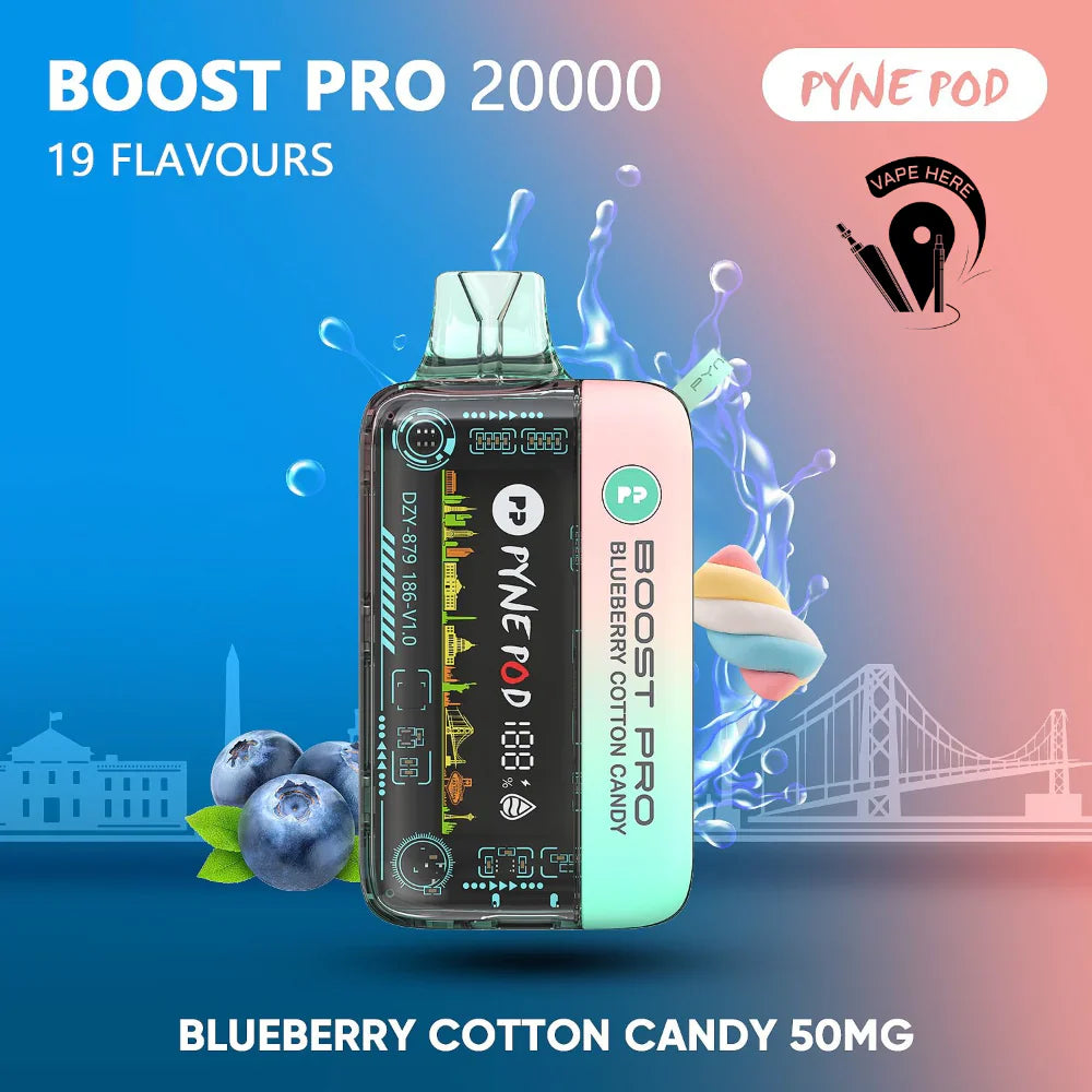Pyne Pod Boost Pro 20000 Puffs Disposable