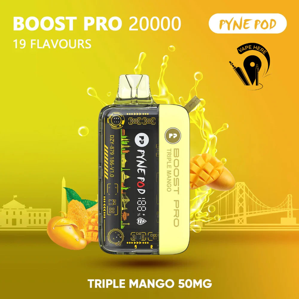 Pyne Pod Boost Pro 20000 Puffs Disposable