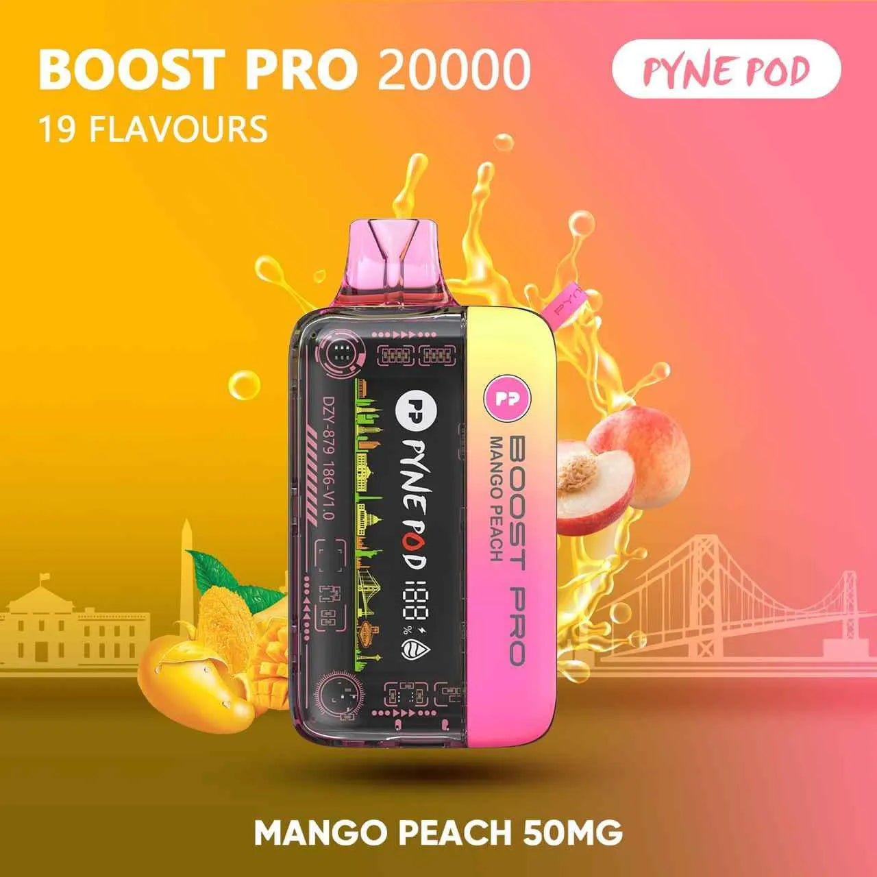 Pyne Pod Boost Pro 20000 Puffs Disposable