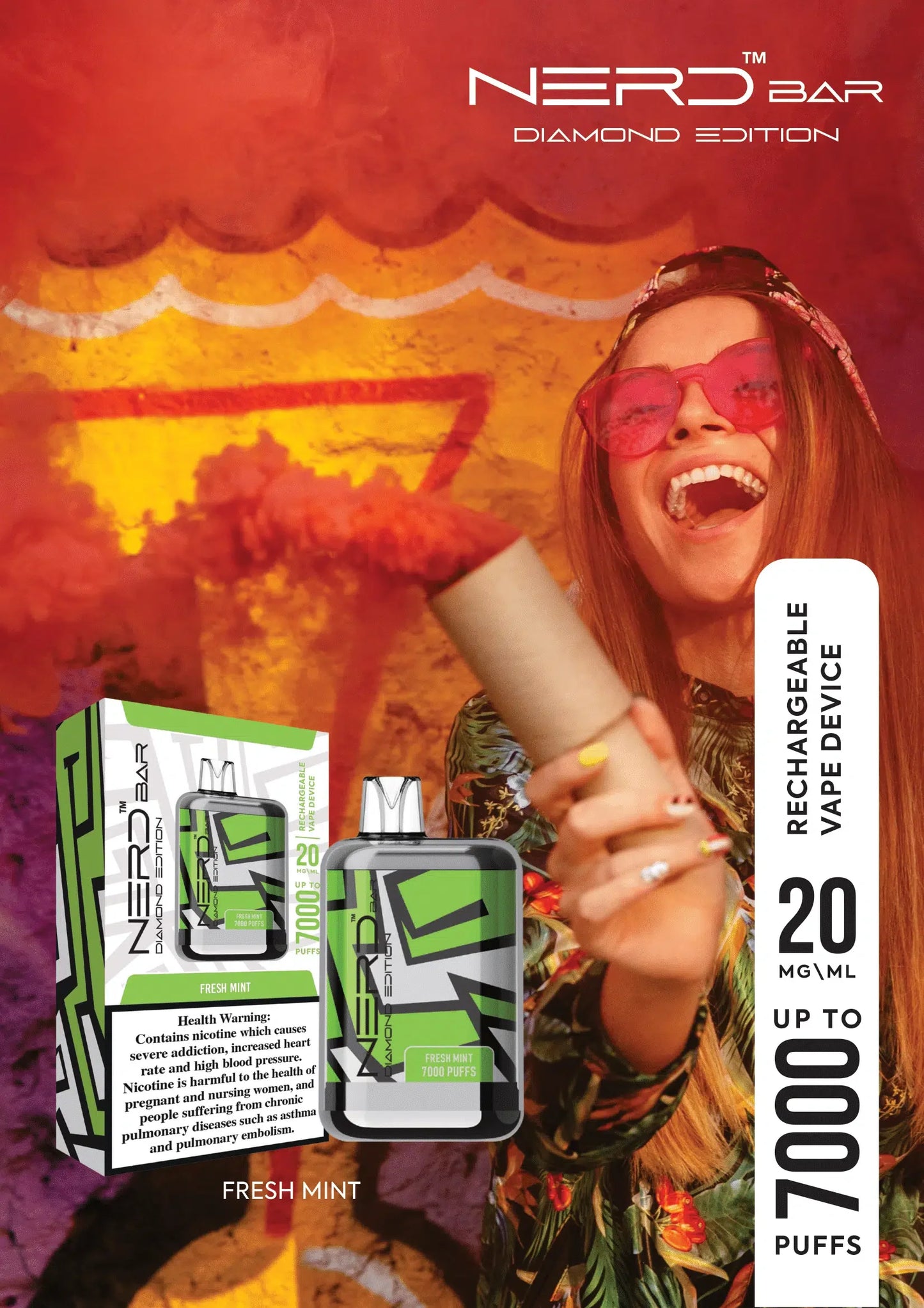 Nerd Bar 7000puffs