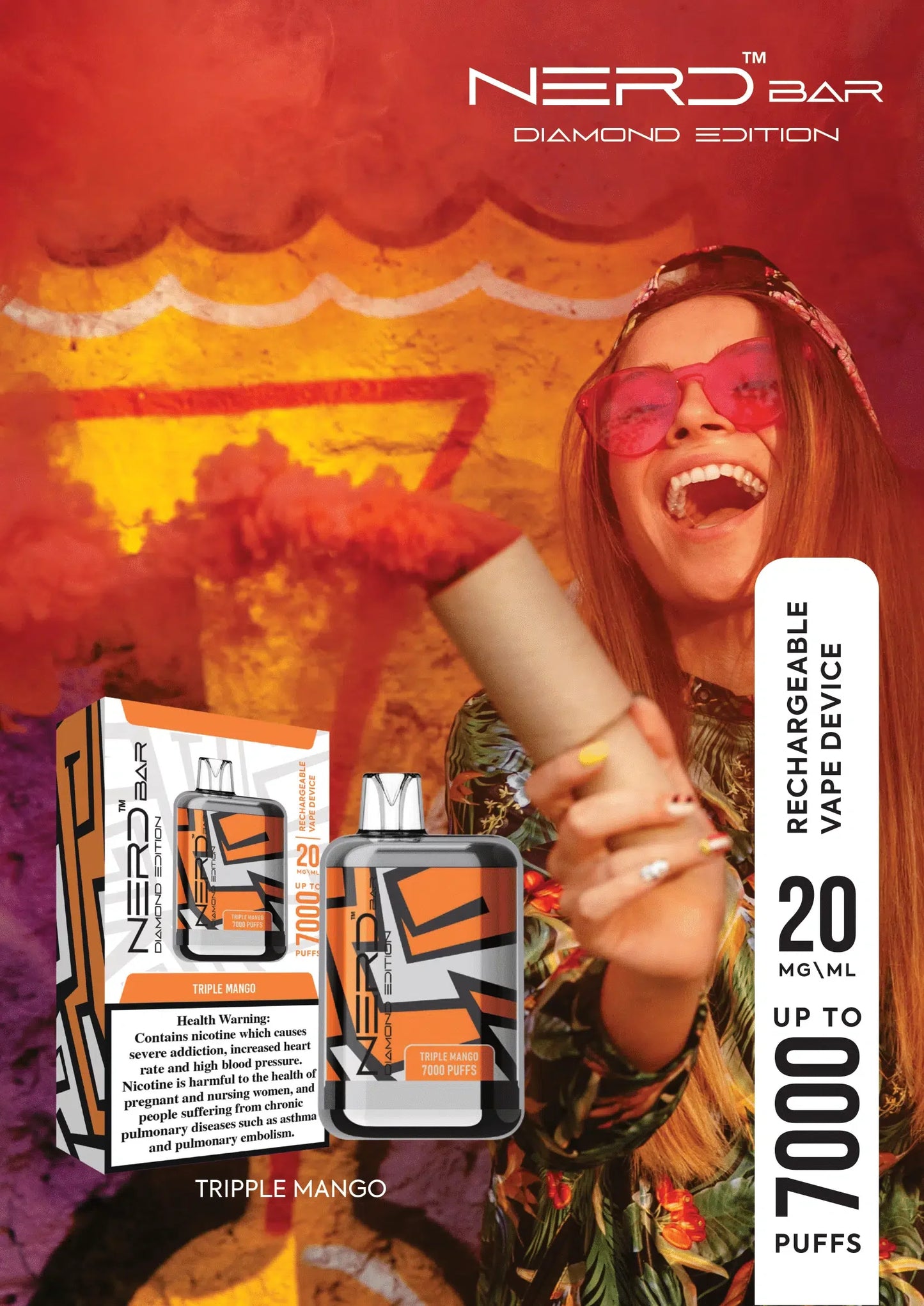 Nerd Bar 7000puffs