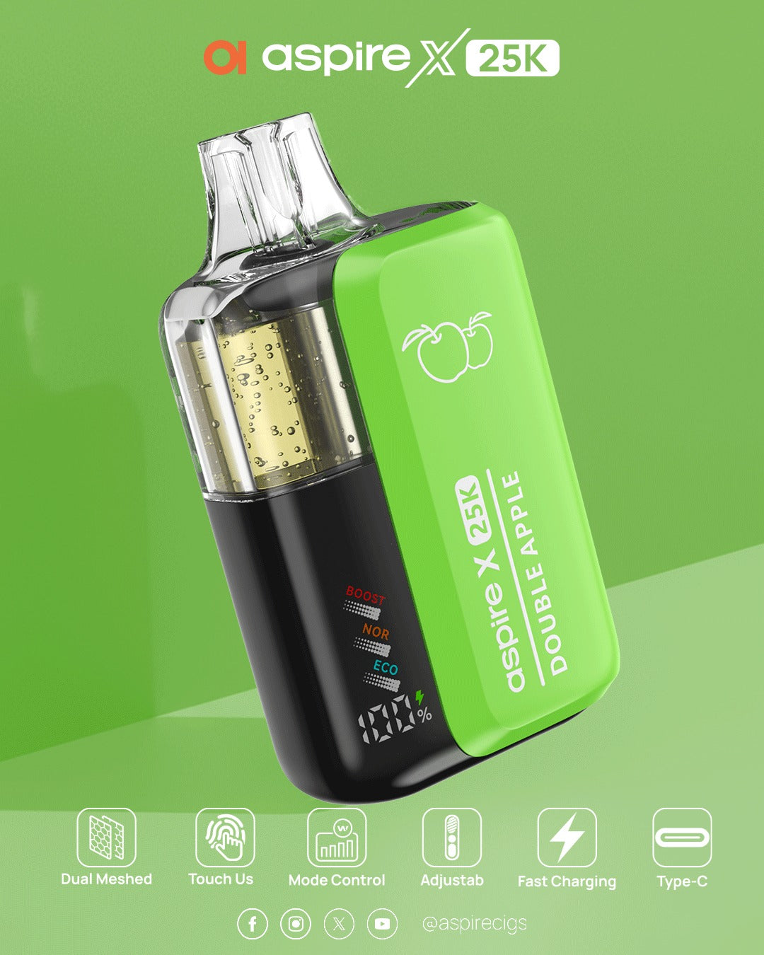 Aspire X 25K PUFFS