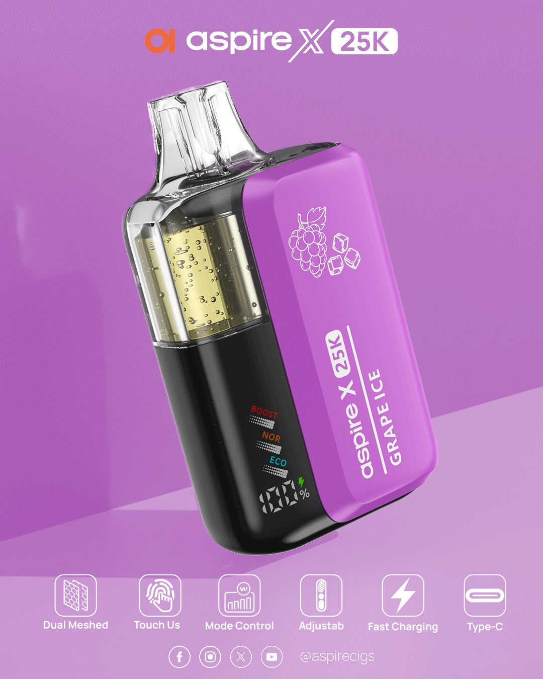 Aspire X 25K PUFFS