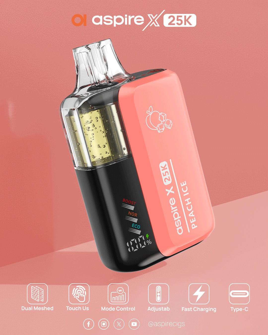 Aspire X 25K PUFFS