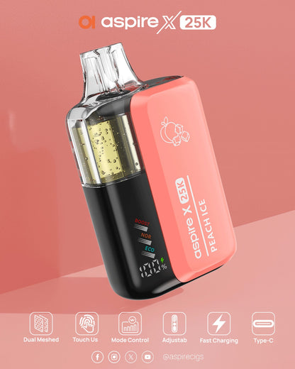 Aspire X 25K PUFFS