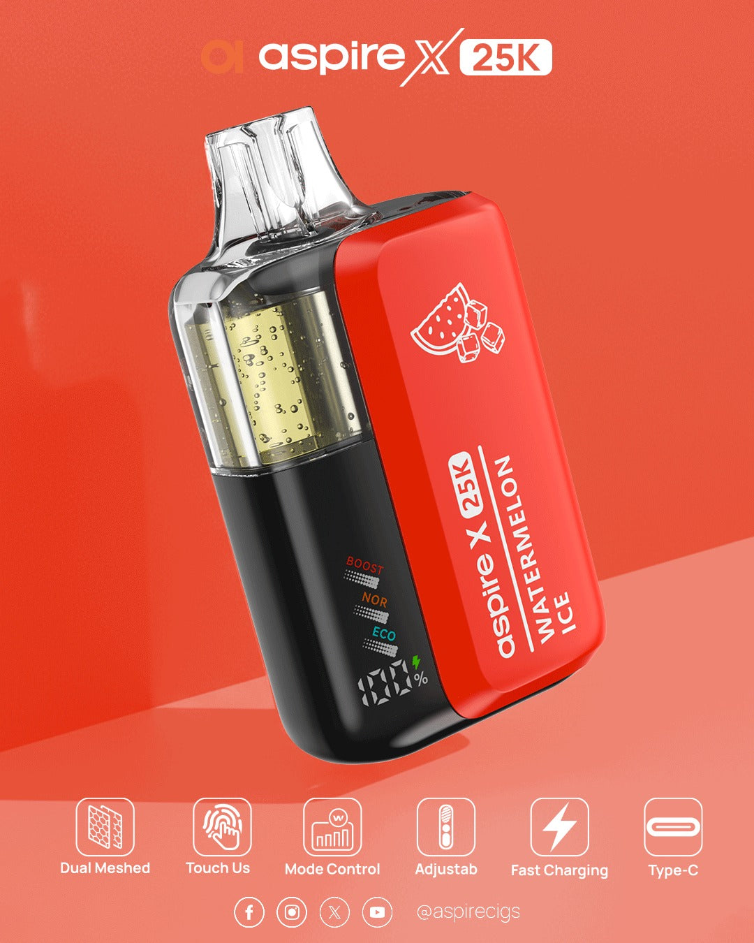 Aspire X 25K PUFFS