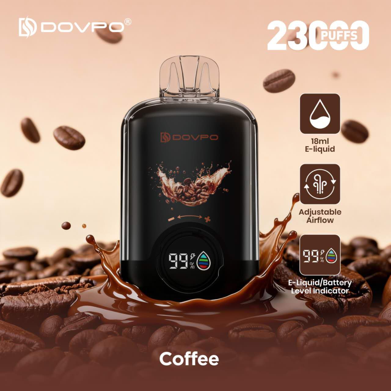 DOVPO 23000 PUFFS DISPOSABLE VAPE