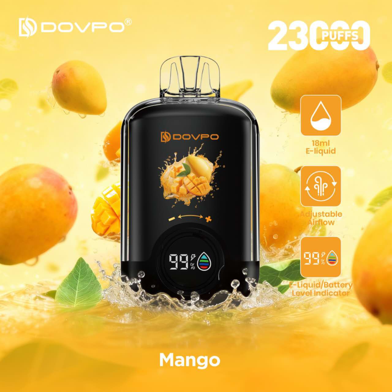 DOVPO 23000 PUFFS DISPOSABLE VAPE