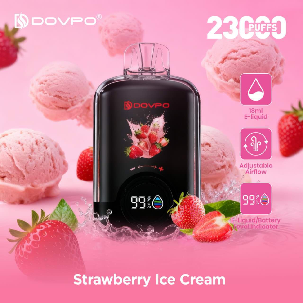 DOVPO 23000 PUFFS DISPOSABLE VAPE