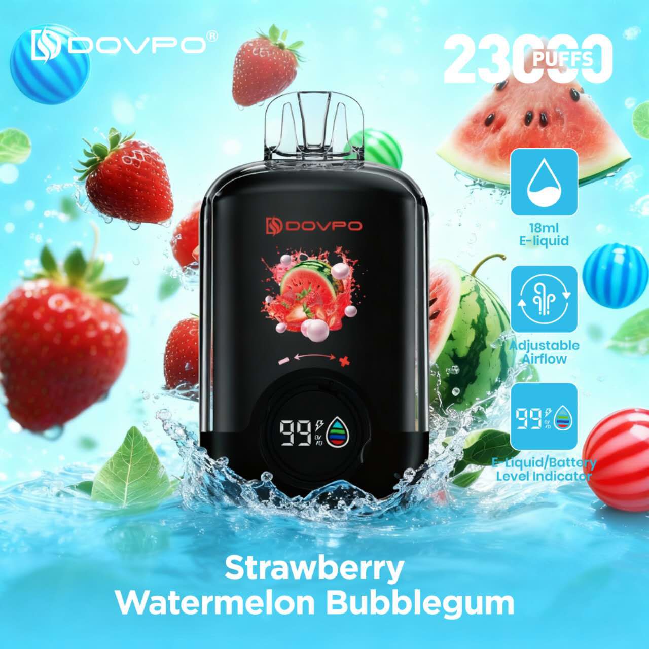 DOVPO 23000 PUFFS DISPOSABLE VAPE