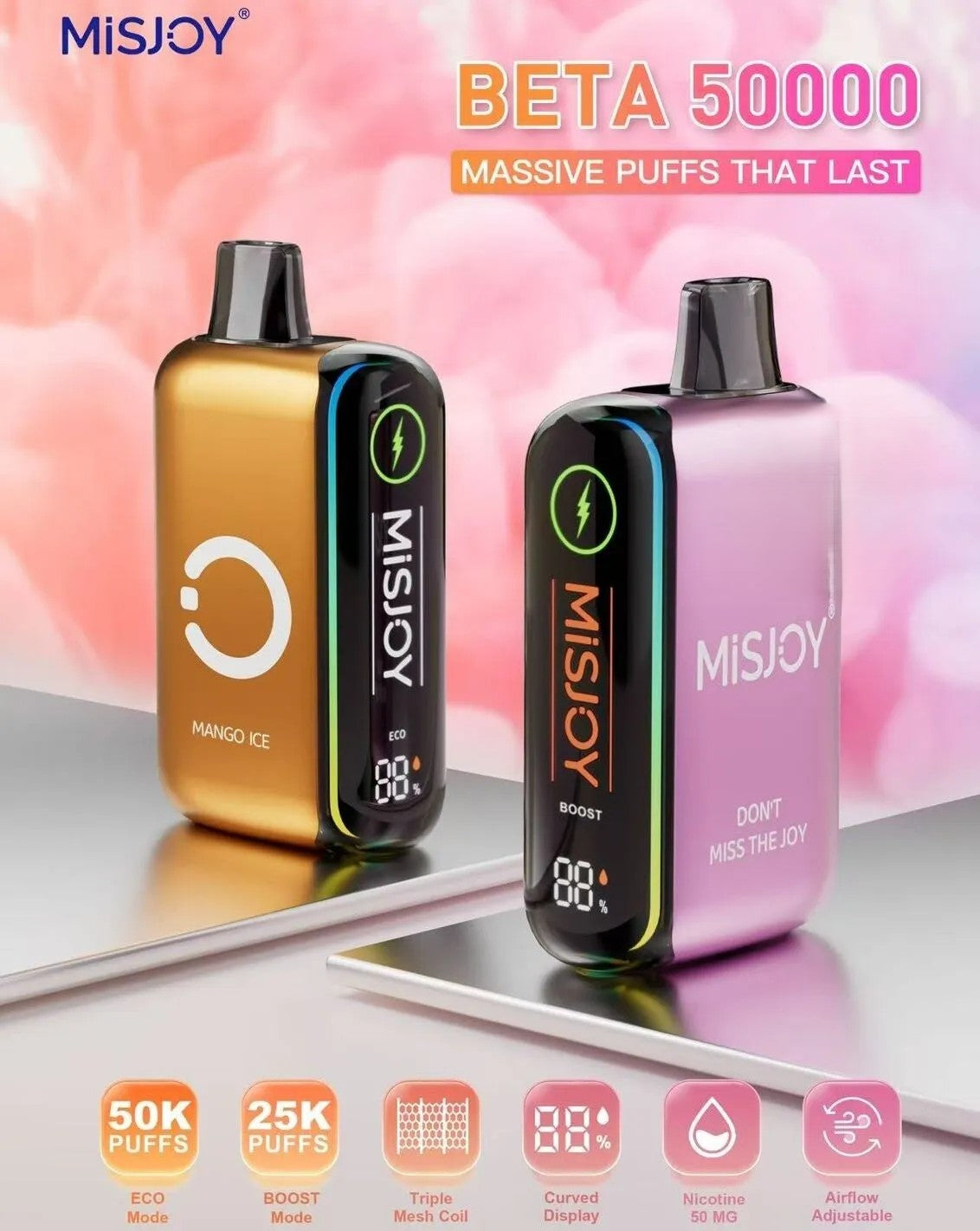 MISJOY BETA 50K PUFFS
