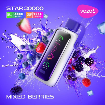 VOZOL STAR 20000 PUFFS DISPOSABLE VAPE