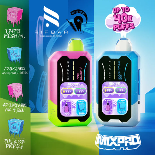 RIFBAR MIXPOD 40K PUFFS