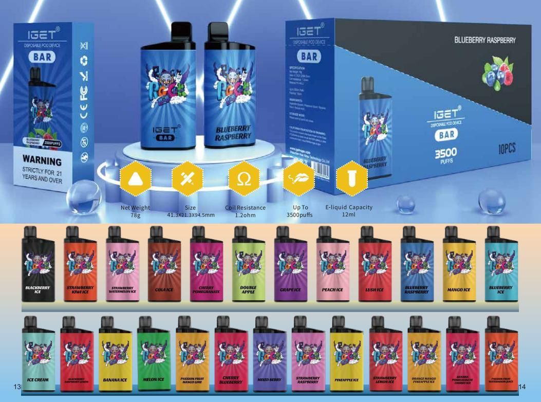 IGET BAR 3500 DISPOSABLE