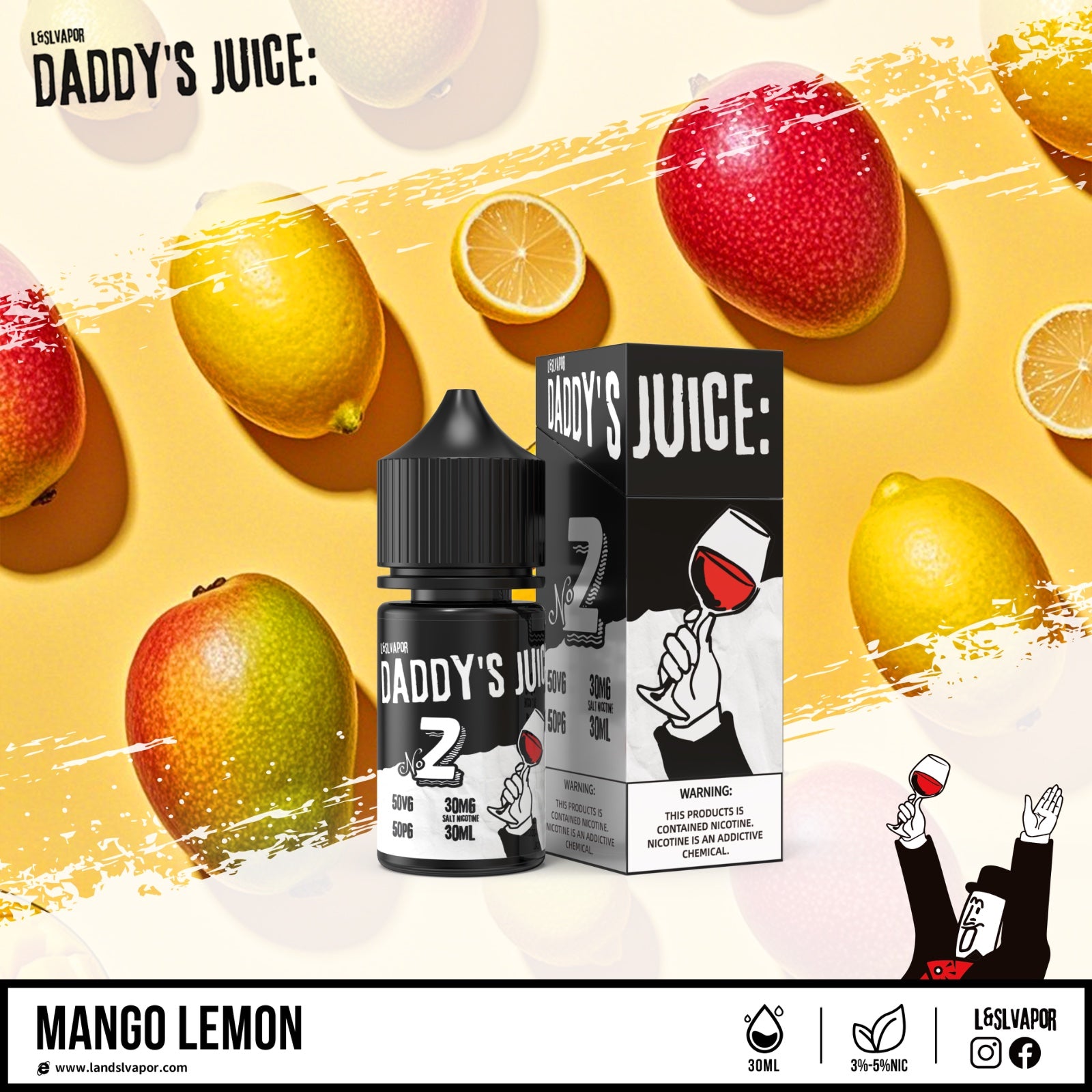 DADDY'S JUICE SALT NICOTINE Vape Lab DADDY'S JUICE SALT NICOTINE Vape Lab