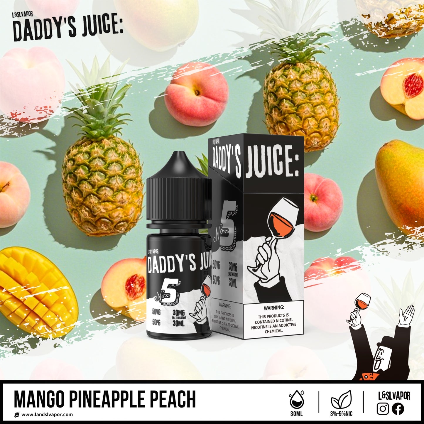 DADDY'S JUICE SALT NICOTINE
