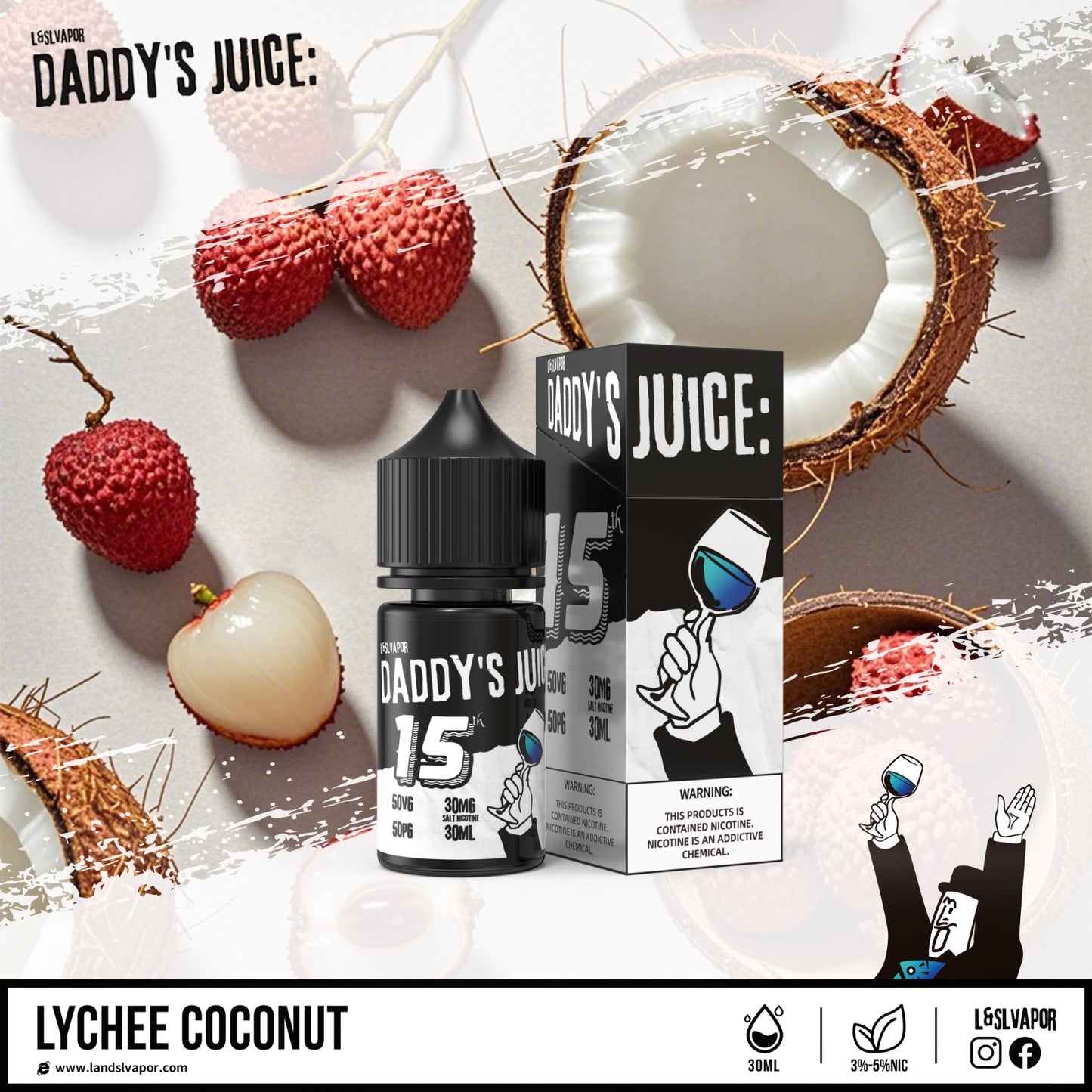 DADDY'S JUICE SALT NICOTINE