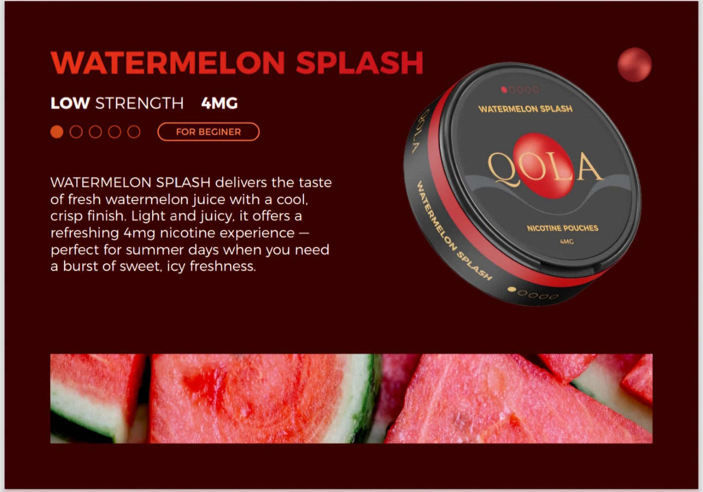 QOLA NICOTINE POUCHES