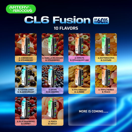 ARTERY CL6 FUSION 60K PUFFS