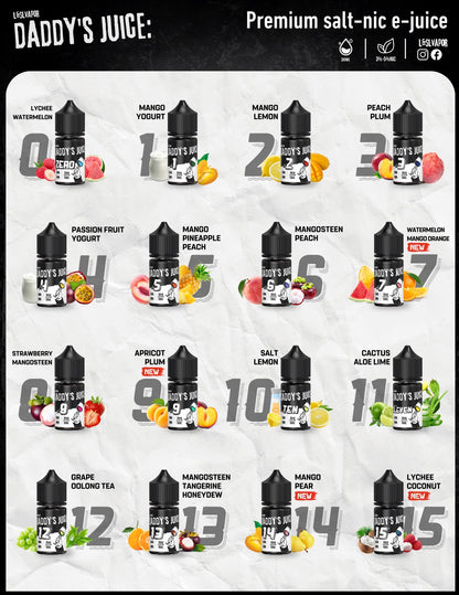 DADDY'S JUICE SALT NICOTINE