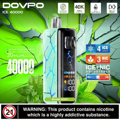 DOVPO 40K PUFFS DUAL MESH